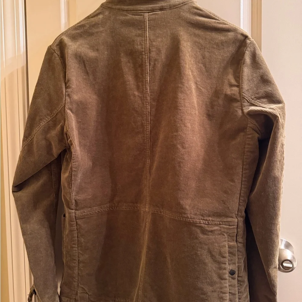 Men's Olive and Khaki Military Jacket - Picture 2 of 7